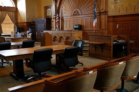 courtroom stock image.